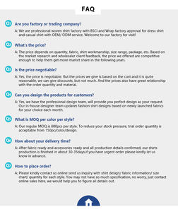 2020 Vendita calda Ultimi Disegni Della Camicia per Gli Uomini <span class=keywords><strong>di</strong></span> Alta Qualità A Manica Lunga Del Cotone Oxford Camicie Camicie Casual Uomo - Product Image 6