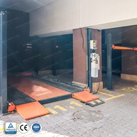 Systèmes de stationnement mécaniques à double étage, empileurs verticaux à 4 poteaux