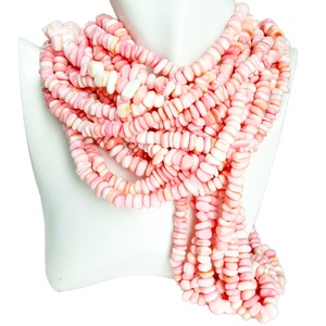 Perles de coquille de conque rose surfeurs roses <span class=keywords><strong>super</strong></span> love surfeurs plage Style personnalité irrégulière femme pour la fabrication de bijoux - Product Image 1