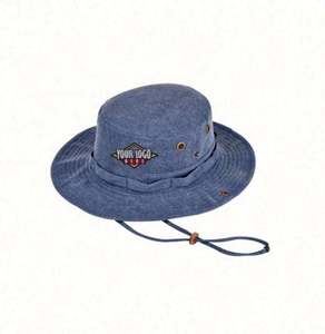 Sombrero de Pescador con Logotipo Personalizado, Unisex, Transpirable, de Algodón, Ajustable, Gorra Casual - Product Image 4