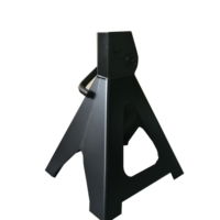 Support de levage triangulaire robuste 12 tonnes, réglable manuellement en hauteur (495-765 mm), pour réparation et entretien automobile