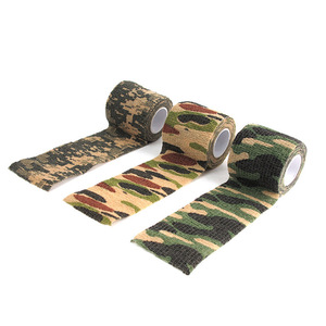 Venda elástica autoadhesiva de camuflaje, cinta protectora para deportes al aire libre, para palma, muñeca, codo, pantorrilla, rodilla, tobillo, Unisex - Product Image 5