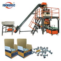 Système d'emballage de cartons pour vis, boulons et clous Focuspack, machine de remplissage automatique électrique PLC pour quincaillerie et fixations