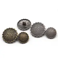 SHANGJIN סיטונאי תפירת כפתורים עתיק פליז כפתורים עתיק כסף כפתורי גברים בגדים