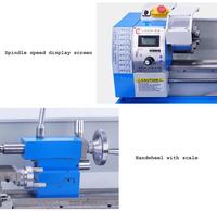 Torno CNC Tongchen TC210 para trabajar la madera, máquina herramienta con doble mandril extendido, fresadora horizontal, husillo MT5, 220V, torno pequeño