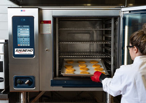 6 Khay Chế Biến Thực Phẩm Lò Nướng <span class=keywords><strong>Combi</strong></span> Thương Mại Sang Trọng Cho Chức Năng Nhà Gà Rán - Product Image 4