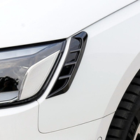 2 autocollants universels pour phares et feux arrière à motif fibre de carbone, accessoires décoratifs modifiés pour l'extérieur de la voiture