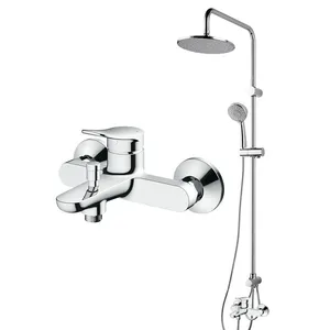托托黄铜高品质淋浴DM907CS + TBS04302B + TBW01018B柱式淋浴装置浴室淋浴柱