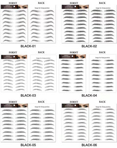 Autocollant de <span class=keywords><strong>tatouage</strong></span> temporaire pour sourcils, imperméable, non toxique, doux pour la peau, vente chaude sur <span class=keywords><strong>eBay</strong></span> - Product Image 4