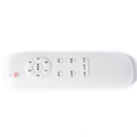 Télécommande RF blanche pour ventilateurs de plafond - avec ventilateur à 6 vitesses, vent naturel, minuterie et fonctions marche/arrêt de la lumière