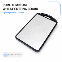 Pure titanium tarwe composiet snijplank dubbel gebruik antislip slijpende keuken fruit keukenaccessoires huis en keuken