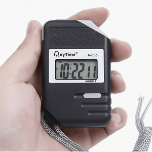 Chronomètre numérique portable à grand écran, mode tour par tour et temps partiel, étanche, en ABS, pour entraîneurs, enseignants, enfants, natation - Product Image 1