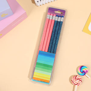 Crayons de <span class=keywords><strong>dessin</strong></span> animé-Paquet de 12 crayons d'écriture HB avec gommes - Product Image 2