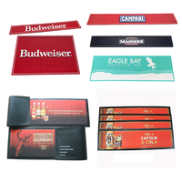 Accessoires de bar promotionnels, tapis de protection écologique, logo, PVC souple, protection contre les gouttes de vin et de bière, accessoires de vin et de bière personnalisés