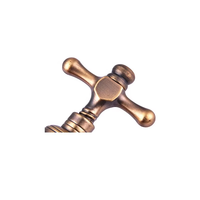 Ouvre-bouteille en alliage de zinc antique de haute qualité avec design luxueux, durable et multifonctionnel, dans une boîte en bois