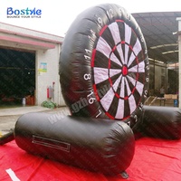Jeu de fléchettes géant gonflable commercial pour extérieur, fléchettes géantes pour événements de carnaval, location pour activités de team building, BOSTYLE PVC