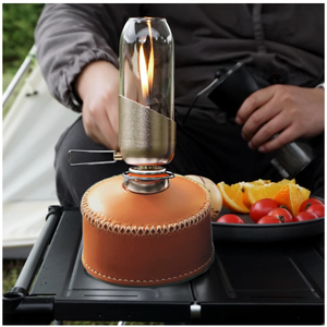 5 sacs de boîtier de gaz en cuir PU, housse de protection pour carburant au gpl, housse pour réservoir d'<span class=keywords><strong>essence</strong></span> de Camping en plein air - Product Image 4