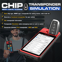 Autel MaxiIM KM100 KM100E KM100X alat Immobilizer pemrograman kunci 2 buah Autel IKEY untuk pemrogram kunci mobil OBD IMMO