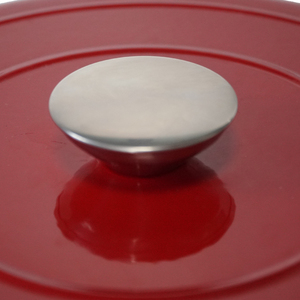 Marmite à fondue en <span class=keywords><strong>fonte</strong></span> émaillée écologique de <span class=keywords><strong>30</strong></span> <span class=keywords><strong>cm</strong></span>, casserole peu profonde avec poignées, compatible gaz et induction, faible MOQ, pour fruits de mer - Product Image 5