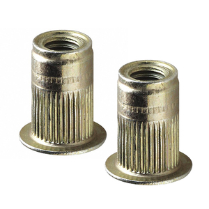 Remache Plano Personalizado de Acero, Latón y Aluminio de 10 mm, M4, <span class=keywords><strong>M5</strong></span>, M20, M8, M3, M12, Galvanizado, con Rosca - Product Image 3
