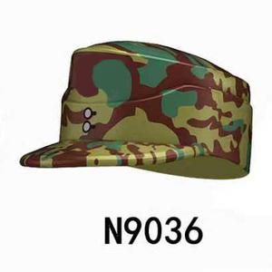 Blocs de construction MOC WW2 Casquette de camouflage allemande Mini figurines d'action Soldats d'infanterie Accessoires de chapeau Briques Jouets - Product Image 5