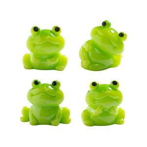 Figurines de grenouilles miniatures en résine mignonnes, décorations pour tableau de bord de voiture, cadeaux surprise en boîte mystère, cadeaux de Noël, ornements d'aquarium - Product Image 5