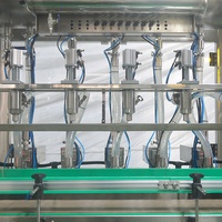 Ligne automatique de machine de remplissage de javel de nettoyant de liquide de chlore acide anti-corrosif de bouteille en plastique
