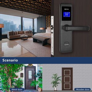Sistema de Cerradura Electrónica Inteligente RFID RF para Puertas de Hotel con Tarjeta de Seguridad E4431 de Acero Inoxidable, Certificado ANSI para Pruebas contra Incendios - Product Image 3
