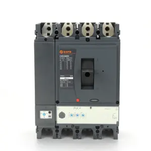 SSPD AC 500V 800V 400a 4p 400 amp 4 Pase Disjuntor ajustável com preço de fábrica Mccb