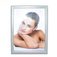 Boîte publicitaire lumineuse led slim a1 a2 a3 a4, avec cadre en aluminium, pour publicité