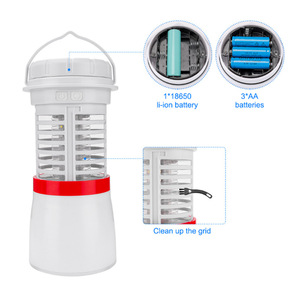 Lampe anti-moustiques LED rechargeable par USB, lampe de camping portable pour une utilisation en extérieur et à la maison - Product Image 3