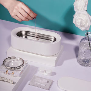 초음파 청소기 보석 청소기 안경 시계 용 스테인레스 스틸 탱크가있는 휴대용 전문 보석 청소기 - Product Image 3