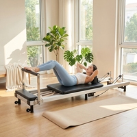 Machine de Pilates Reformer Commerciale Portable en Alliage d'Aluminium, Équipement de Fitness pour Studio à Domicile