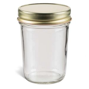 Frascos de Vidrio <span class=keywords><strong>para</strong></span> Conservas, Recipientes <span class=keywords><strong>para</strong></span> Almacenamiento de Alimentos, 16 oz, 12 oz, 8 oz, Frascos de Vidrio Ecológicos con Tapa Dorada - Product Image 3