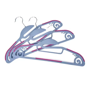 Tpe Rubber <span class=keywords><strong>Plastic</strong></span> Gecoate Kledinghanger Abs <span class=keywords><strong>Plastic</strong></span> Shirt Broek Hangers Voor Jurken - Product Image 1