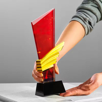 Placa de Cristal Grabada con Láser Personalizada JN, Trofeo de Premio con Estrella de Cristal, Impresión a Todo Color, Premios de Cristal con Estrella
