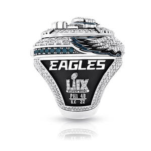 Nieuwe hoogwaardige legering groothandel hete verkoop NFL 2025 Philadelphia <span class=keywords><strong>Eagles</strong></span> kampioensring kampioensring voor mannen vrouwen cadeau - Product Image 5