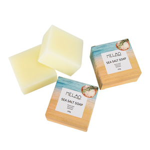 Jabón de Leche de Cabra Blanqueador para el Tratamiento del Acné y las Espinillas, Jabón Facial Limpiador Hecho a Mano, Barra de Jabón de Sal Marina de 100 g - Product Image 5