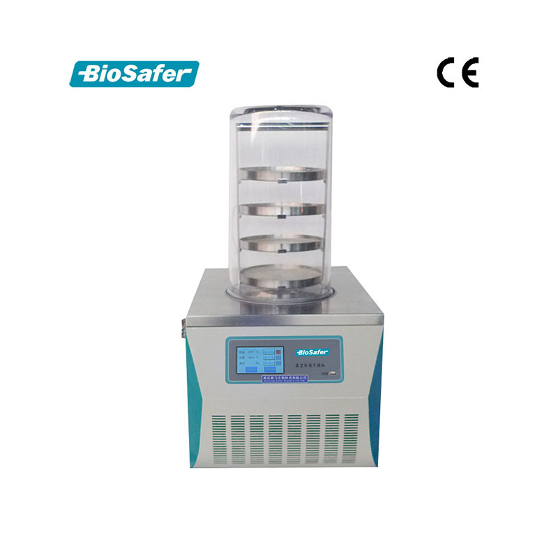 Biosafer10 мини лиофилизация пробка лабораторная замораживание сушилка лиофилизатор