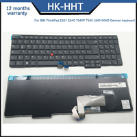 Keyboard Laptop HK-HHT untuk ThinkPad E531 E540 L540 L560 L570 W540 W541 T540 T550 T560 Keyboard Jerman
