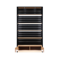 Vitrine de tabac avec éclairage personnalisé Vitrine de magasin de fumée en métal Design de vitrine de magasin de fumée Présentoir en bois