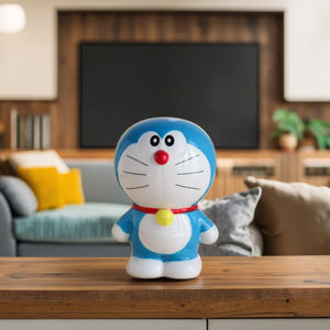 Ceramica Japonesa Doraemon <span class=keywords><strong>Piggy</strong></span> <span class=keywords><strong>Bank</strong></span> Tinker Bell Design para Almacenamiento de Dinero Producto de Exportación - Product Image 1