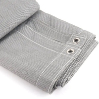 Voile d'ombrage de jardin imperméable à 95 % avec protection UV, toile en polyester enduit de PVC de poids moyen, auvent de terrasse extérieur