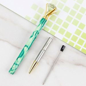 Full Color Printed Promotional Business Luxury Customizable Sports Logo Crystal Diamond Metal Ballpoint Pen <b>Gift</b> Pens - Product Image 3
