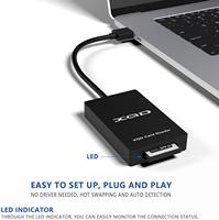 Lector de Tarjetas XQD USB 3.0 Compatible con Lexar Serie G/M 2933x/1400x para Computadora y Cámara con Salida de CA