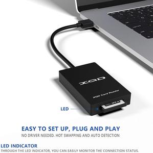 Lecteur de cartes mémoire xq2, USB 3.0, 5Gpbs, ultra rapide, Compatible avec <span class=keywords><strong>Sony</strong></span> G/M, série USB - Product Image 2