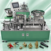 Machine de serrage de vannes pour usine d'équipements de sécurité avec contrôle PLC et station de test de pression