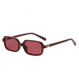 Yeni Avrupa Amerikan Kare Tam Çerçeveli Küçük Çerçeveli Şık Unisex Sınır Ötesi Sokak Stili Trendy Lüks Düz Güneş Gözlüğü - Product Image 5