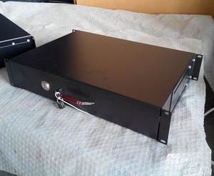 Cajón de red metálico con cerradura de 19 pulgadas 2U 3U para armarios de red y racks de datos en stock - Product Image 6