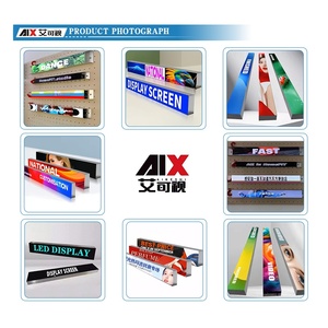 Pantalla LED creativa Pantalla de texto de desplazamiento Pantalla electrónica decorativa de acero inoxidable en forma de barra a todo color para interiores 500cd HDR - Product Image 6